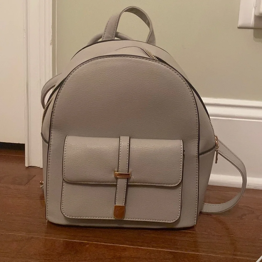 Mini Leather Backpack - Picture 1 of 5